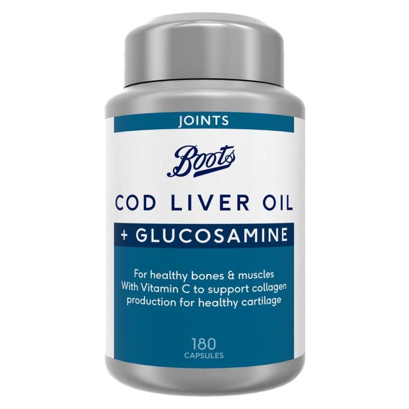 Cod Liver Oil + Glucosamine – 180 Capsules (6 Month Supply)