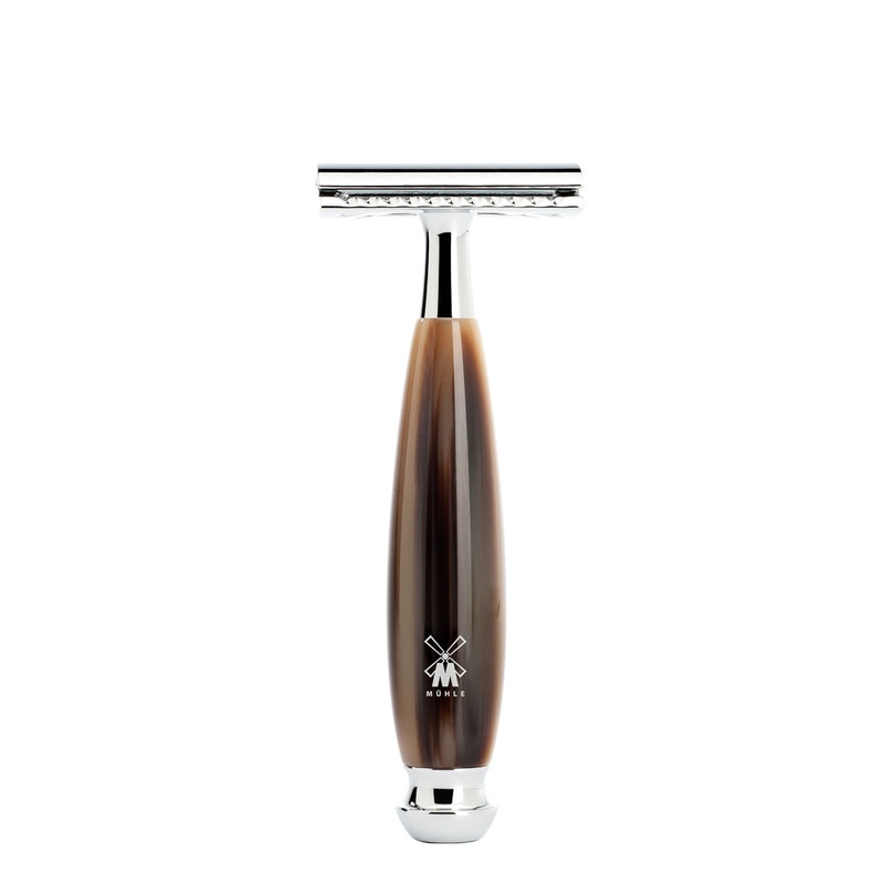 Vivo Brown Horn Resin Safety Razor 1 item