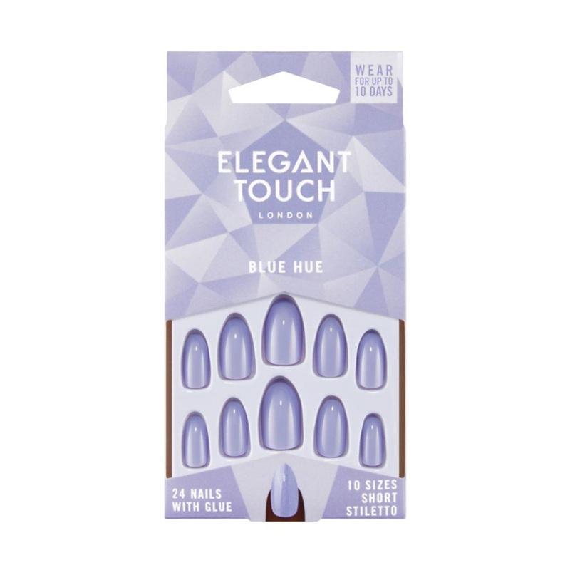 Core Colour False Nails Blue Hue