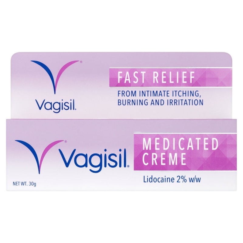 Vagisil Medicated Creme Fast Relief from Intimate Itch 30g