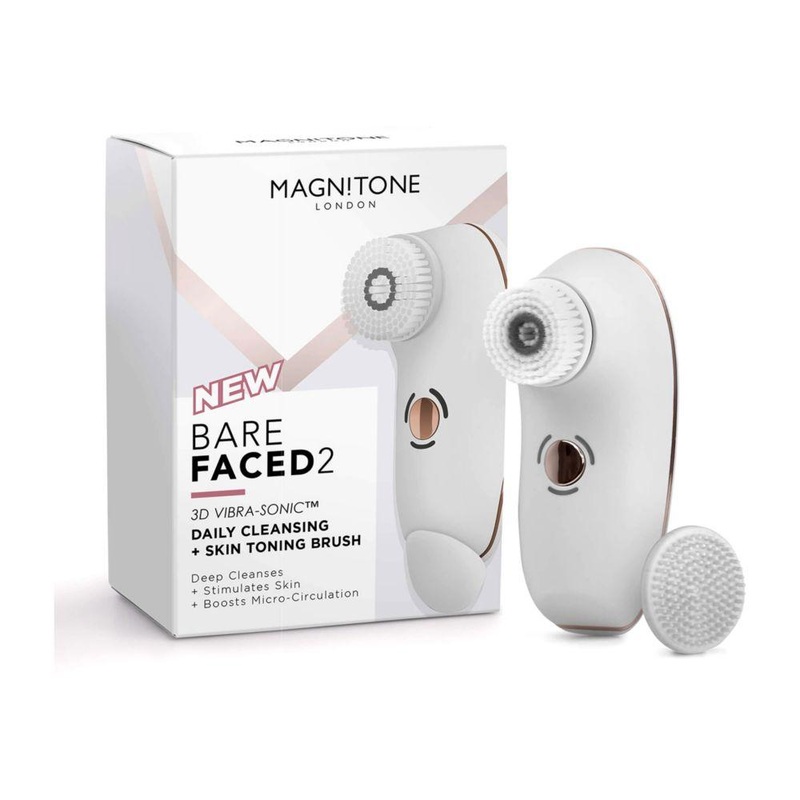 Barefaced 2 Vibra-Sonic Facial Cleansing And Toning Brush – White