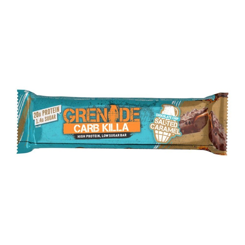 Carb Killa Bar Chocolate Chip Salted Caramel – 60G