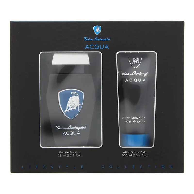 Tonino Lamborghini Acqua 2 Piece Gift Set: Eau de Toilette 75ml – Aftershave Balm 100ml