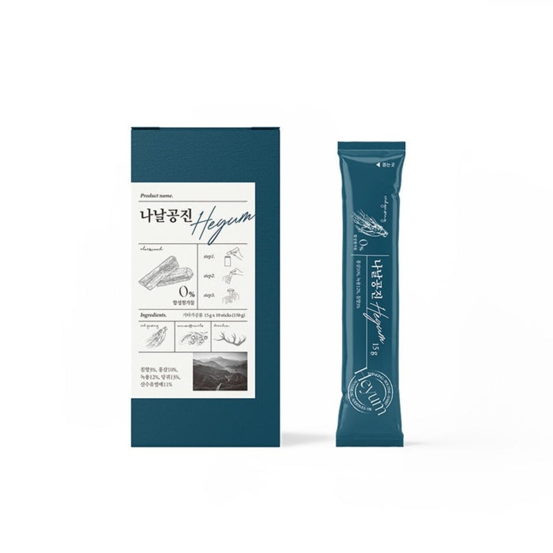 HEYUM Nanal Gongjin Agarwood Ginseng Stick 10ea