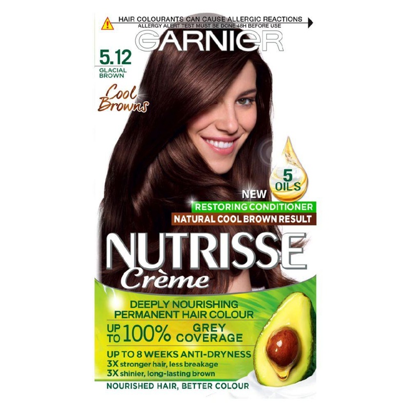 Nutrisse Cool Browns 5.12 Glacial Brown Permanent Hair Dye
