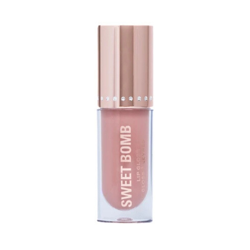 Revolution Sweet Bomb Lip Gloss Candyfloss Pink Glitter
