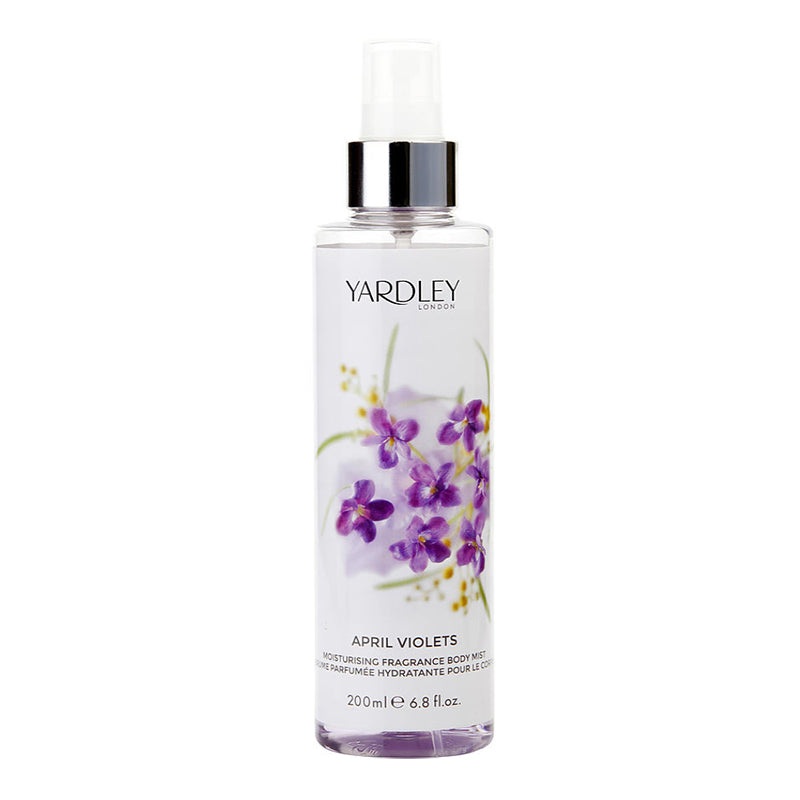 Yardley April Violets Moisturising Fragrance Body Mist 200ml (L) SP