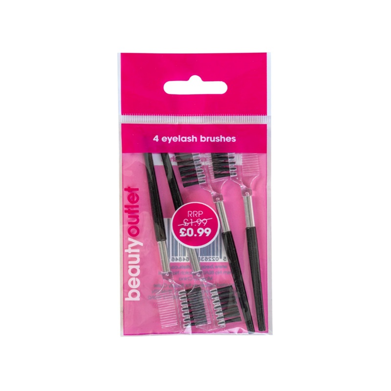 Beauty Outlet 4 Eyelash Brushes BEAU384