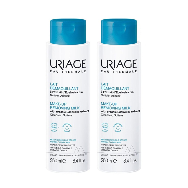 URIAGE Lait Dmaquillant Make-up Cleansing Milk 250ml x 2