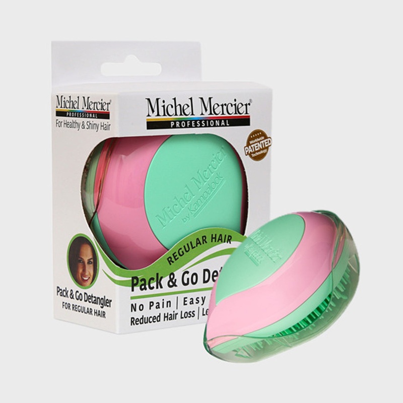 Michel Mercier Travel Detangling Brush Mint (Regular)
