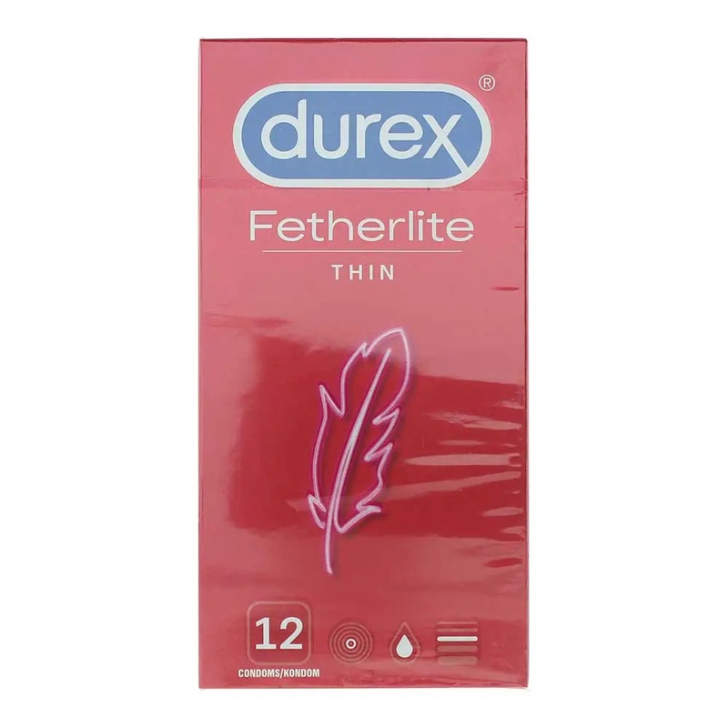 Durex Fetherlite Thin Condoms 12pcs (5% VAT)
