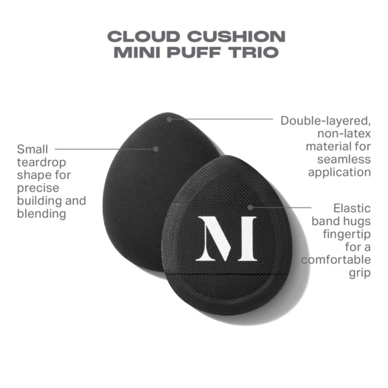Morphe Cloud Cushion Mini Puff Trio