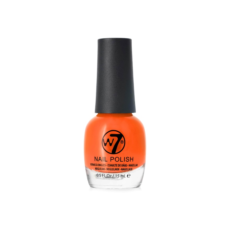 W7 Nail Polish 13 Fluorescent Orange