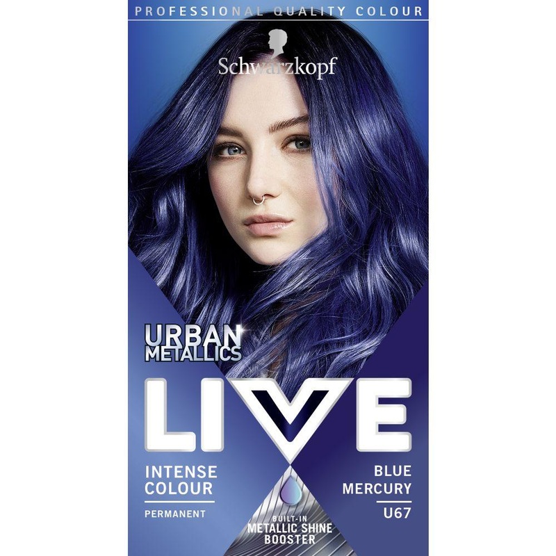 Live Blue Mercury U67 Permanent Hair Dye