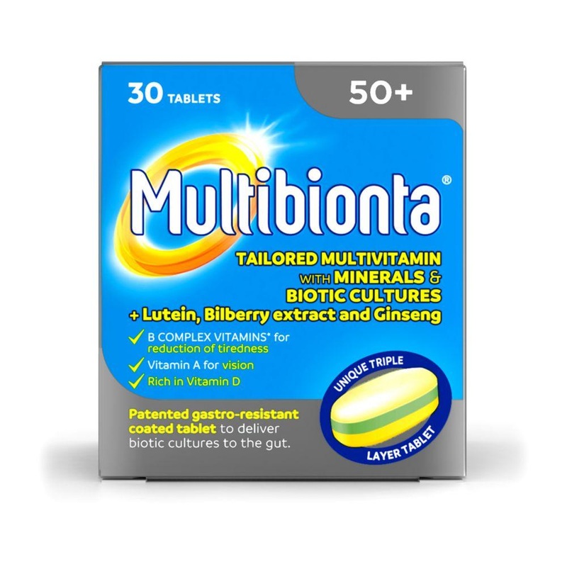 Multibionta 50+ – 30 Tablets