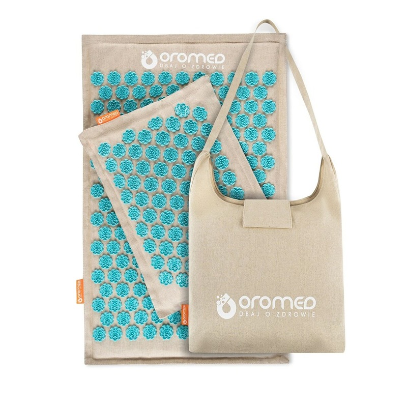 Padded Pressure Point Mat Oromed ORO-HEALTH SZARY Grey 43 x 67 cm