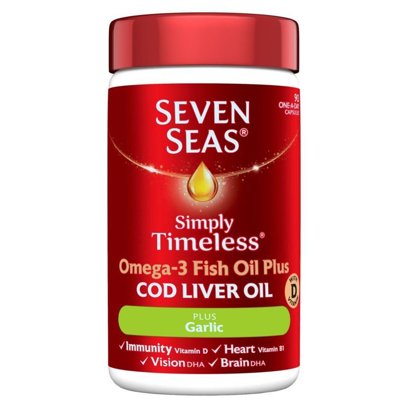 Cod Liver Oil + Garlic – 90 Capsules