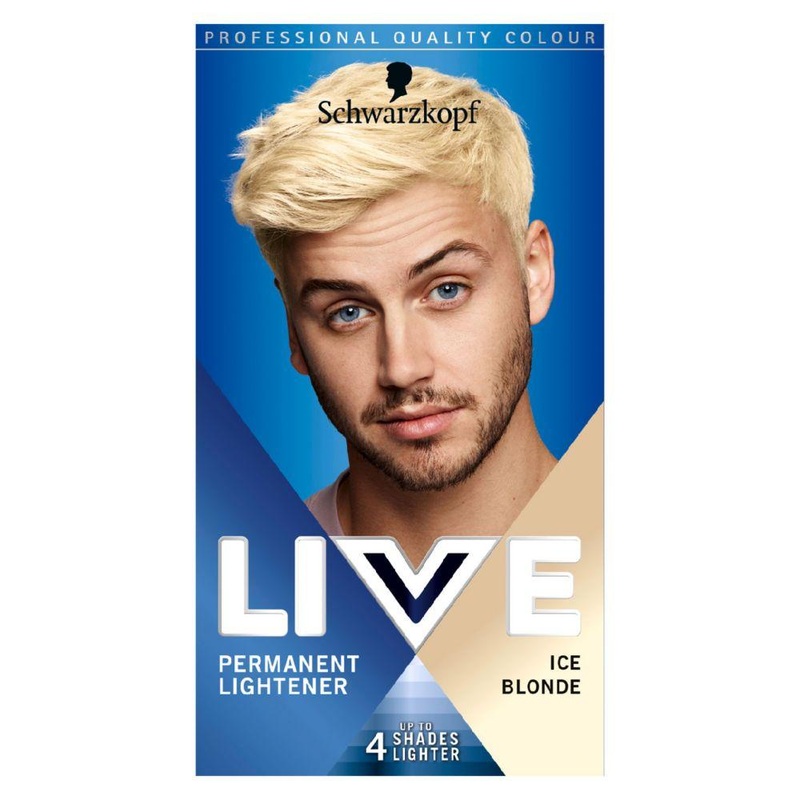 Live Men Ice Blonde 00B Permanent Lightener