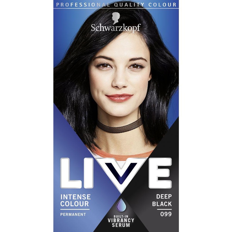 Live Deep Black 099 Permanent Hair Dye