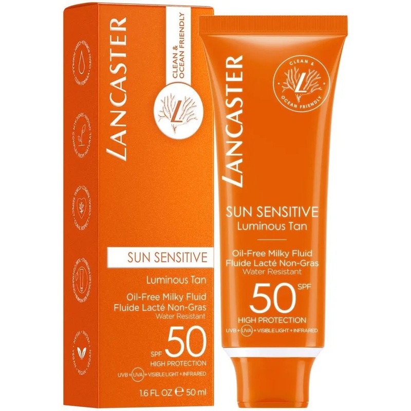 LANCASTER SUN SENSITIVE MILKY FLUID SPF50 50ML