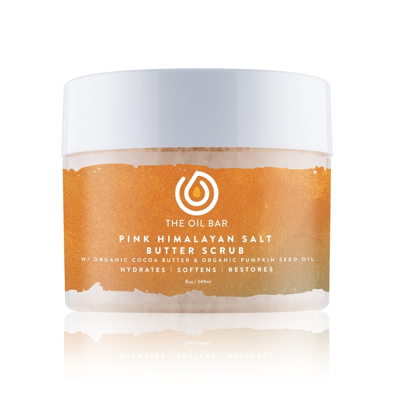 Amber Tonka Bean Pink Himalayan Salt Butter Scrub 8oz