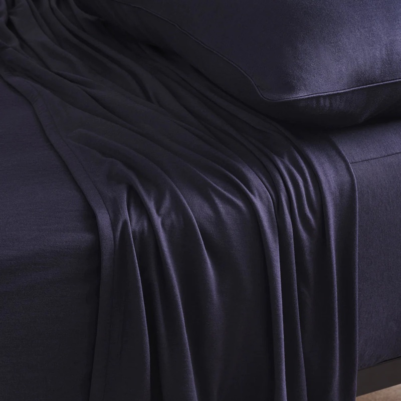 Merino Jersey Flat Sheet – Arabian Nightsky – Super King
