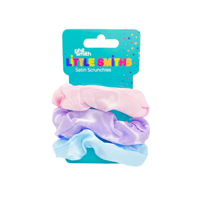 Phil Smith Little Smiths Satin Scrunchies 3pk