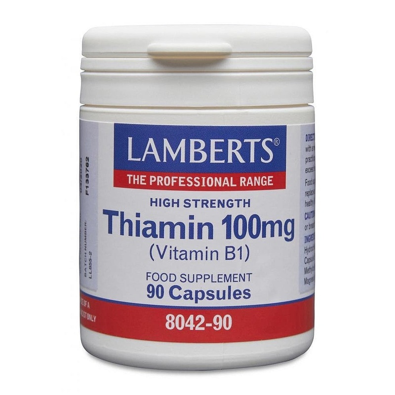 Thiamin 100mg (Vitamin B1) 90 capsules
