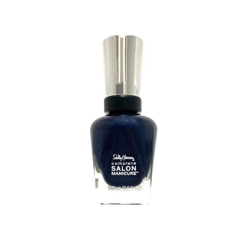 Sally Hansen Salon Manicure Nail Polish 016 To the Moon and Black