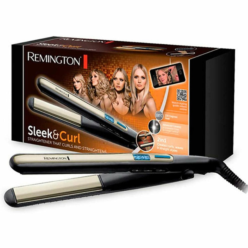 Hair Straightener Remington Sleek & Curl Black 110 mm 150C – 230C