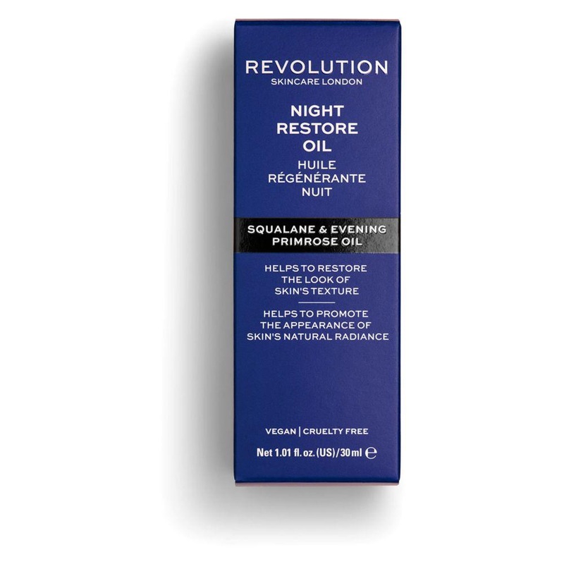 Skincare Night Restore Oil – Squaline & Evening Primrose Oil