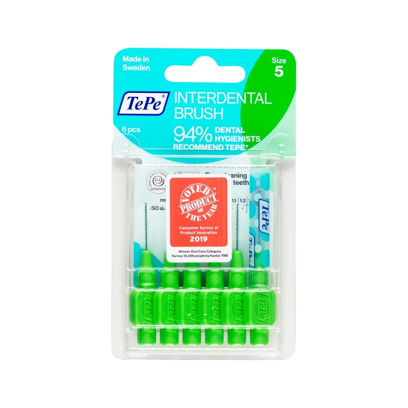 Interdental Brushes Green 0.8mm 6 units