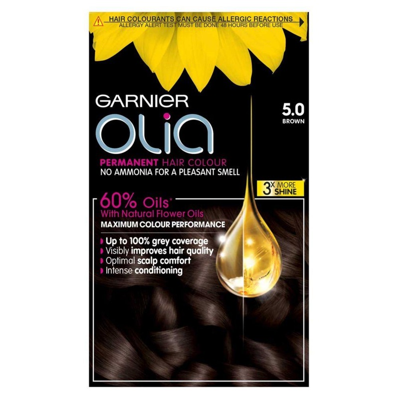 Olia 5.0 Brown No Ammonia Permanent Hair Dye