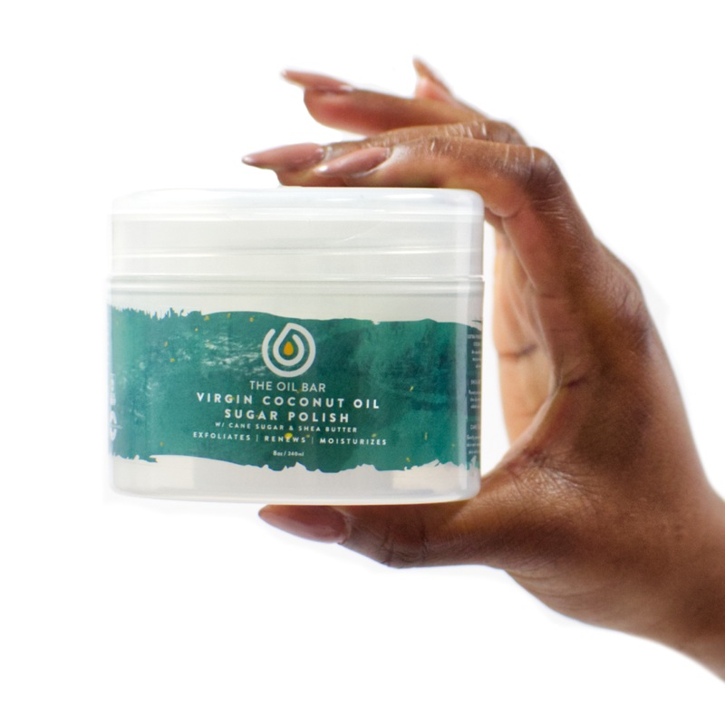 Queen Virgin Coconut Oil Sugar Polish 8oz