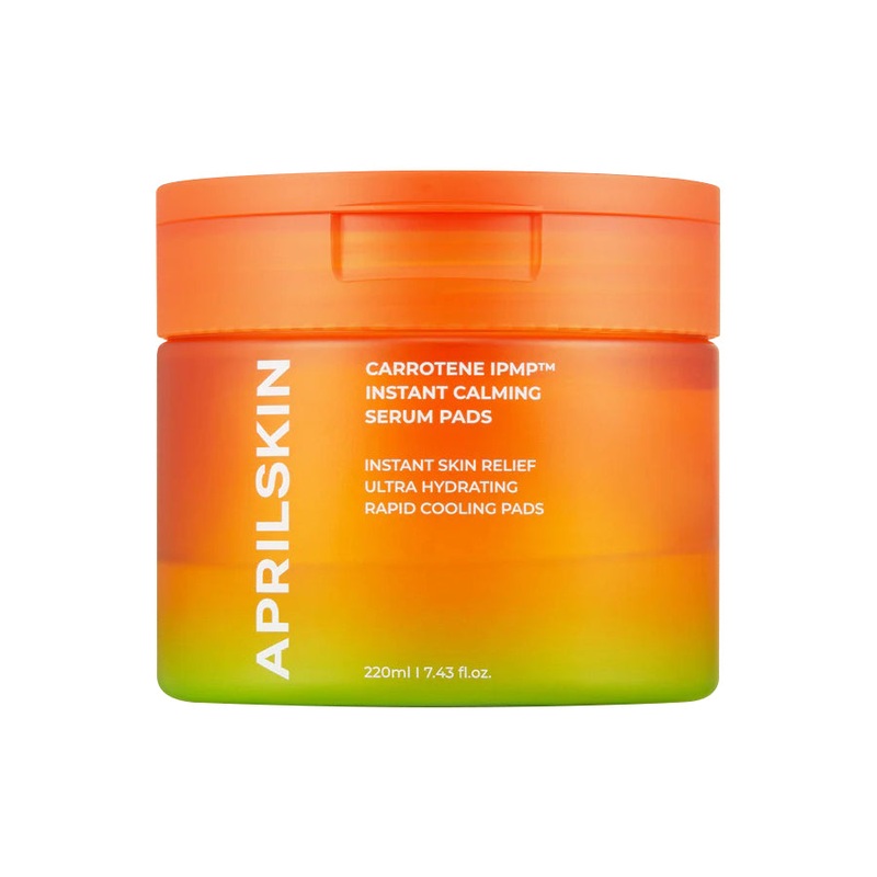 APRILSKIN Carrotene IPMP Instant Calming Serum Pads 220ml 80ea
