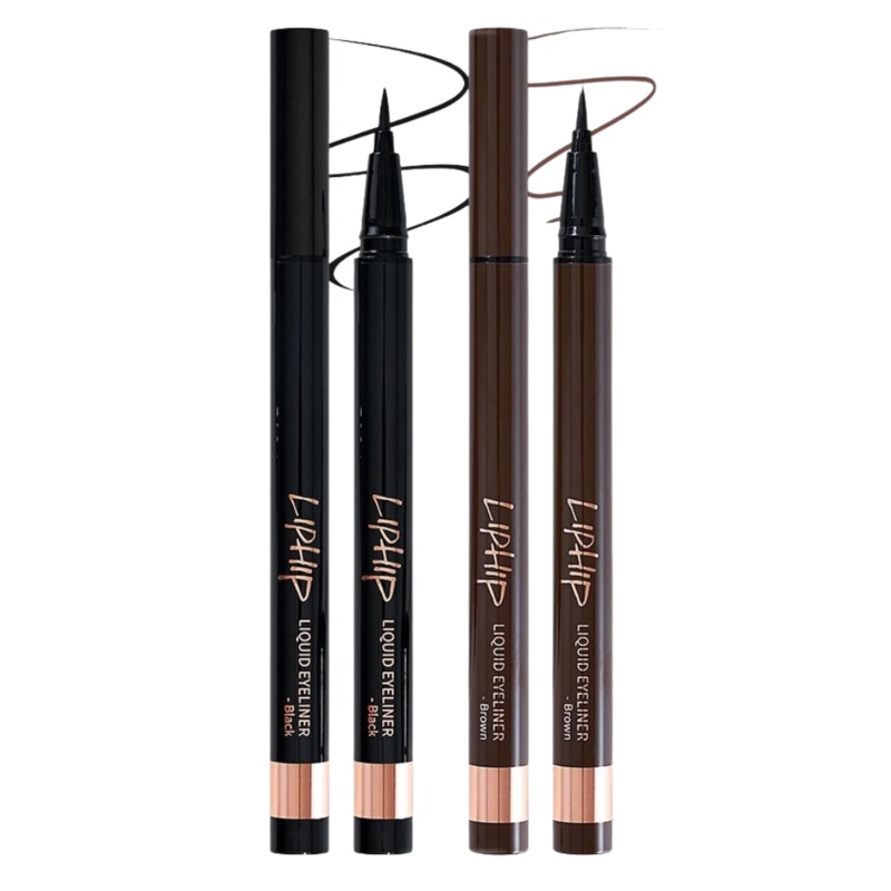 LIPHIP Liquid Eyeliner 0.6g 2 Colors Black