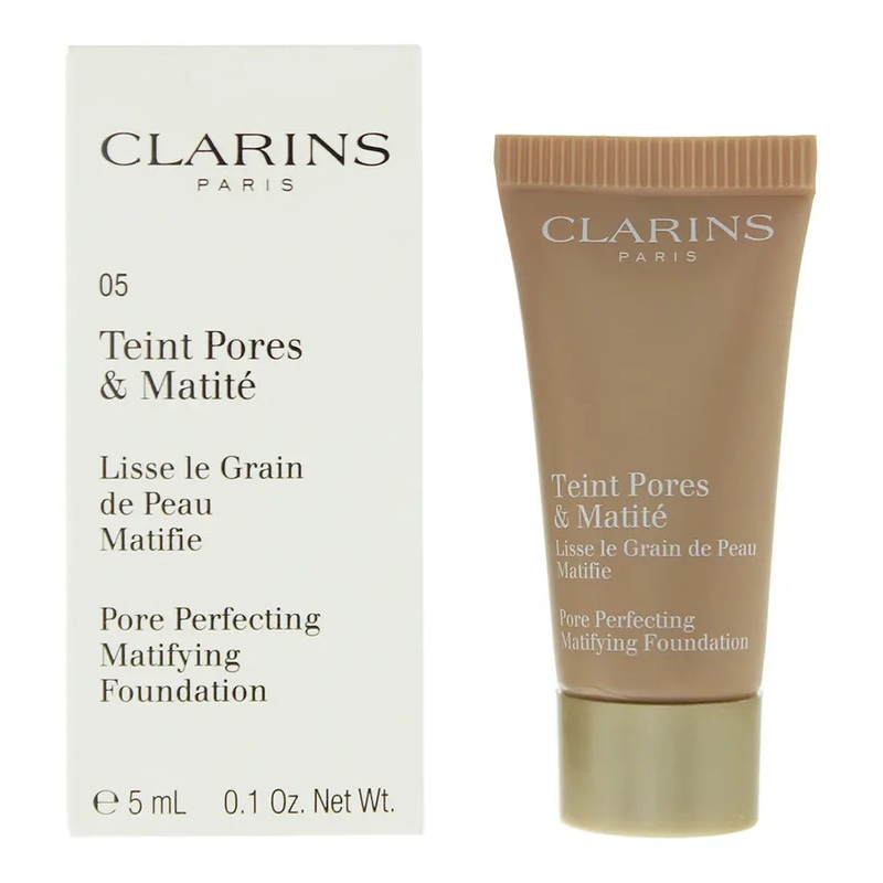 Clarins Pore Perfecting Matifying Tester 05 Nude Cappuccino Foundation 5ml – Ref 80020555