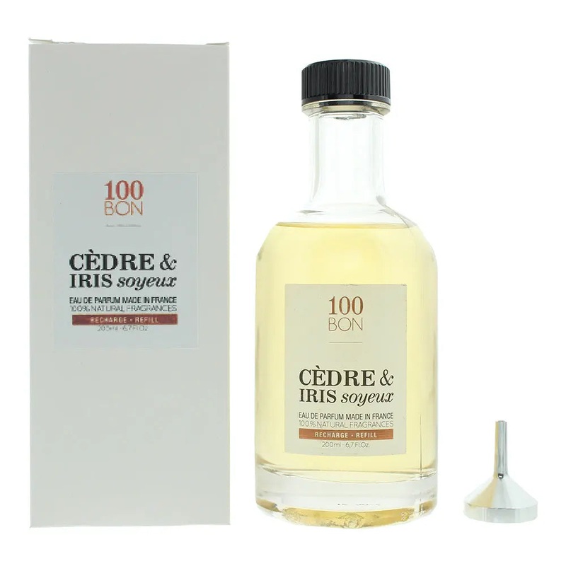 100 Bon Cedre & Iris Soyeux Refill Tester Eau de Parfum 200ml