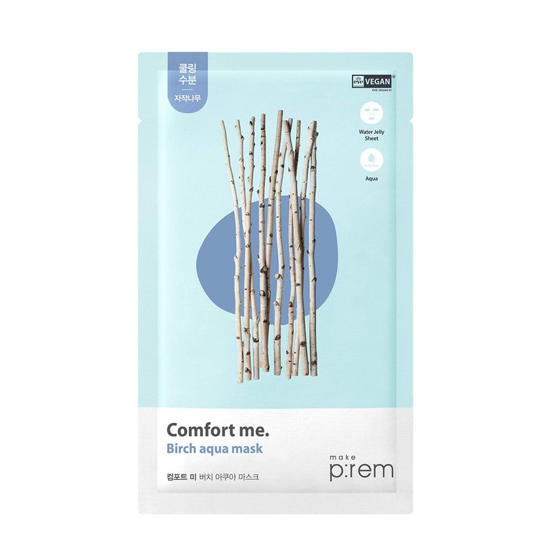 MAKE P:REM Comfort me Mask Pack 30ml x 10ea (3 Type) Comfort me Birch Aqua Mask