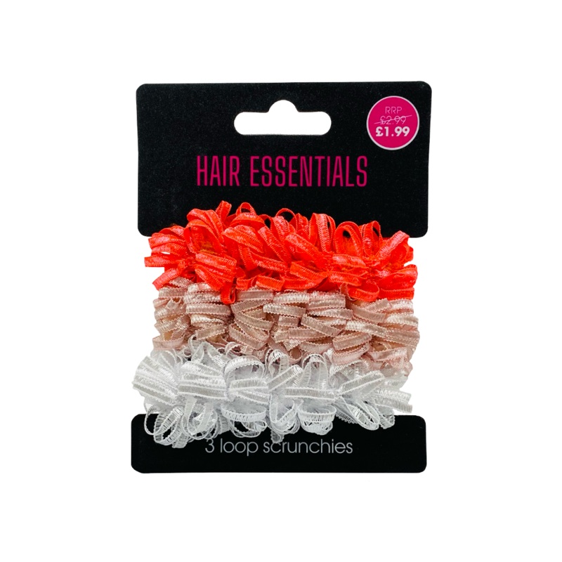 Beauty Outlet 3 Loop Scrunchie Summer BEAU273