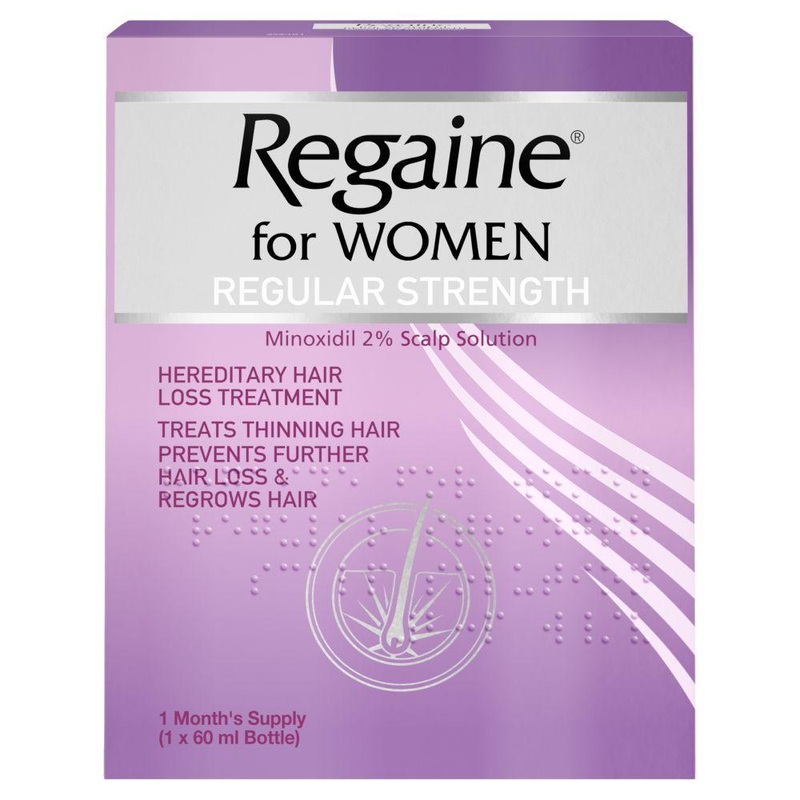 For Women Regular Strength Minoxidil 2% Scalp Solution -1 Month Supply 60 ML