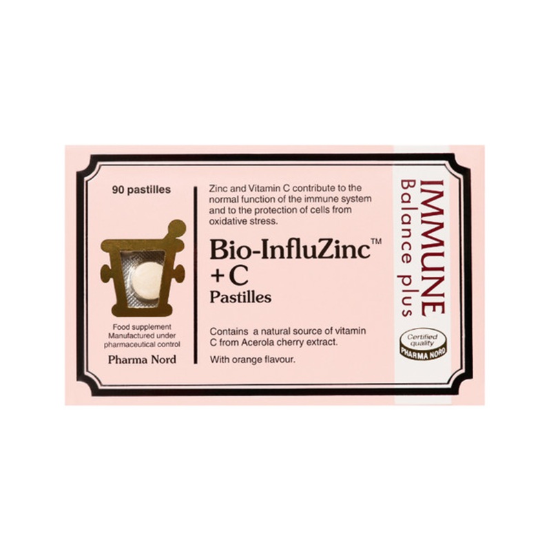 Bio-InfluZinc Plus C 90 pastilles
