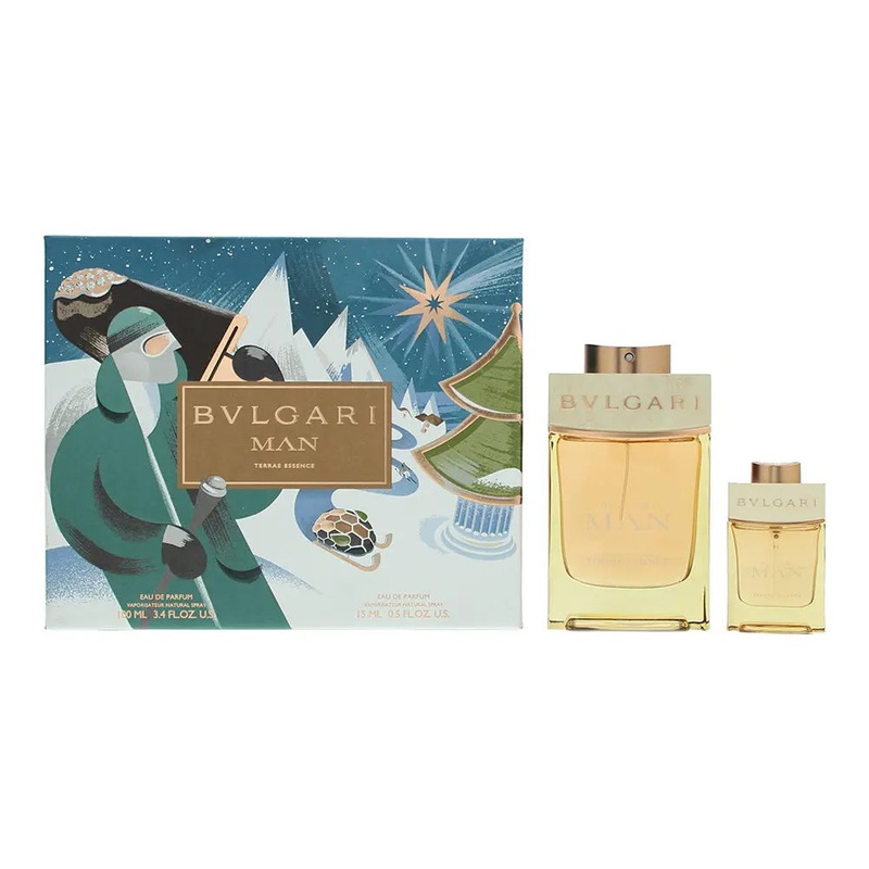 Bvlgari MAN Terrae Essence Gift Set Eau de Parfum 100ml + Eau de Parfum 15ml