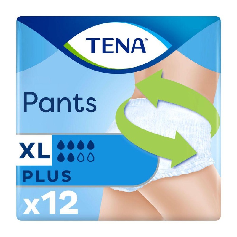 Incontinence Pants Plus Extra Large – 12 Pack