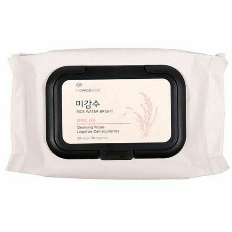 THE FACE SHOP Rice Water Bright Cleansing Tissue 50ea