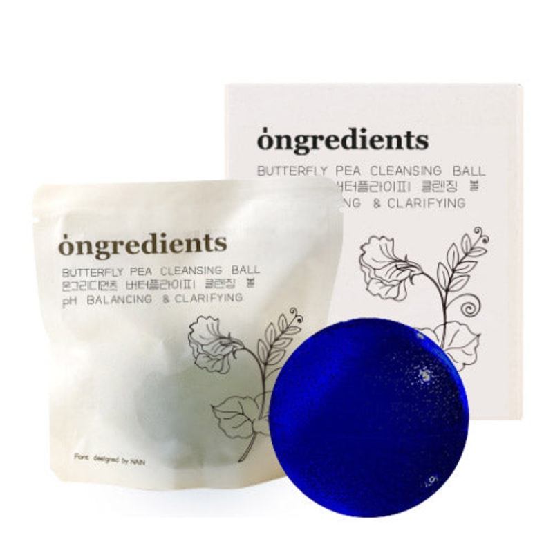 Ongredients Butterfly Pea Cleansing Ball 110g