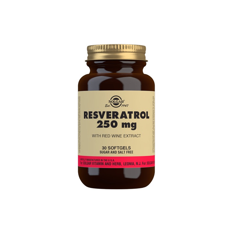 Resveratrol 250mg 30 capsules