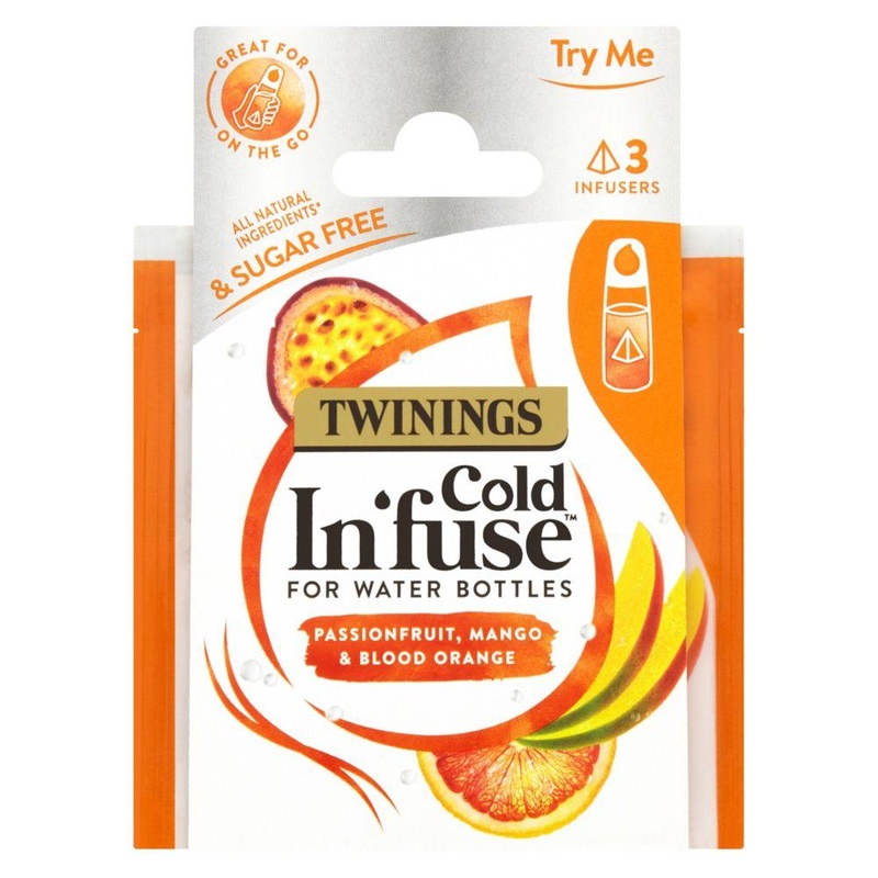 Cold In’Fuse For Water Bottles Passionfruit Mango & Orange – 3 Infusers