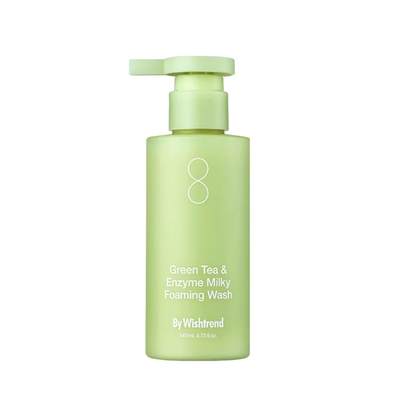 By Wishtrend Green Tea & Enzyme Milky Foaming Wash 140ml