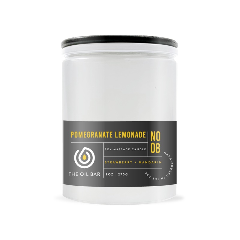 No. 8 Pomegranate Lemonade Soy Massage Candle